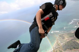 Skydive Rainbow UnrealHawaii.com