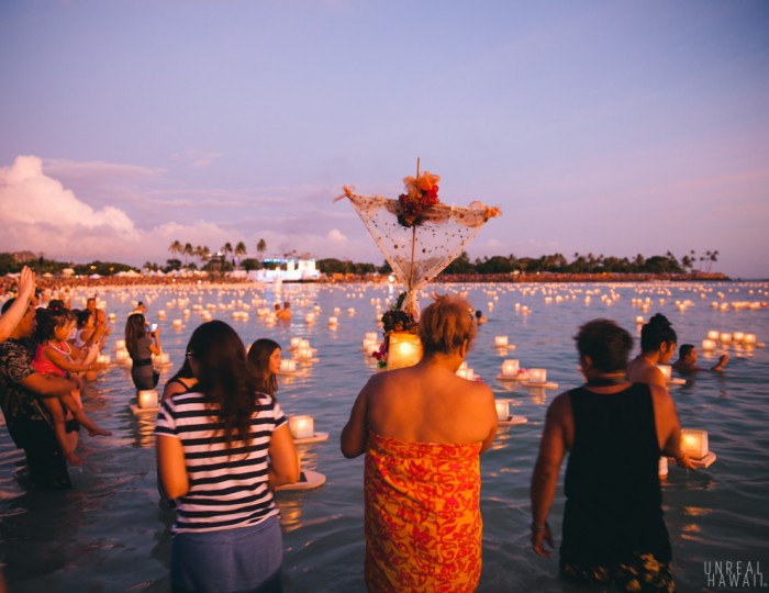 Lantern Floating Hawaii Ceremony